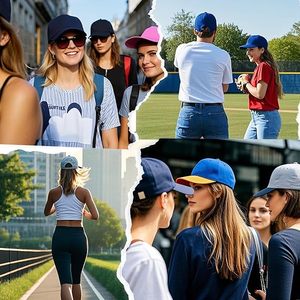 Wholesale Custom 100% Cotton Baseball Caps with Embroidered Logo Unisex Sport Promotional <b>Hats</b> & Caps Curved - Product Image 6