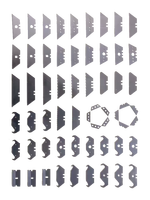 Lames industrielles de formes spéciales, formes de lames mécaniques non standard, composants de couteaux en acier HSS/acier inoxydable/D2