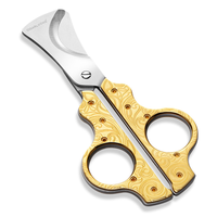 CIGARLOONG Coupe-cigares de haute qualité avec étui en cuir Logo personnalisé Tête de coupe Couteau Guillotine Ciseaux à cigares