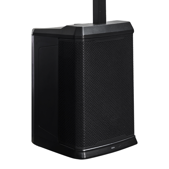 LEON AUDIO Professional Active Column Line Array Speaker 500W Portable PA System Suitable for Wedding Meeting Busker Performance