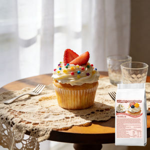 Poudre de crème fouettée à l'apparence blanche, riche en texture, parfumée et soyeuse, personnalisée en usine, avec certification Halal - Product Image 2