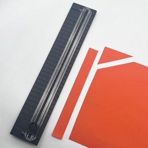 Coupe-<span class=keywords><strong>papier</strong></span> guillotine A3 manuel portable bidirectionnel pour fournitures de bureau, petite taille, avec règle intégrée pour étudiants - Product Image 6