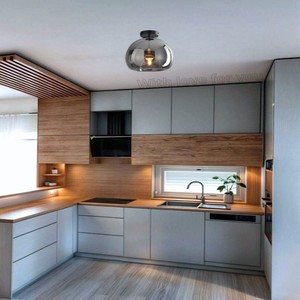 Cbmmart giá tốt nhất 3 D thiết kế mô hình L/U/i hình dạng nước mùa thu đảo tùy chỉnh tủ bếp - Product Image 3