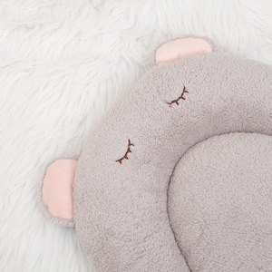 Neues Design Komfortables Rundes Großes Weiches Korallenfleece Haustierbett für Katzen - Product Image 4