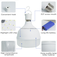 Ampoule LED d'urgence rechargeable portable E27/B22 20W-50W, autonomie d'urgence de 4 à 6 heures pour la maison et le camping
