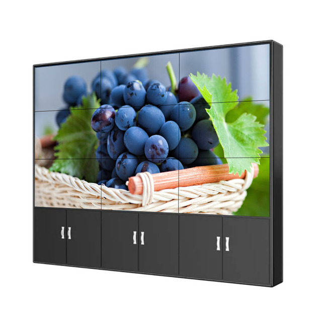 ultra Thin Bezels Wall Mounted Commercial Playing Monitor Screen 32"43"50"55" Inch Lcd Advertising Display Digital Lcd Signage