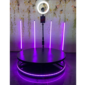 Cabine <span class=keywords><strong>photo</strong></span> professionnelle avec plateforme tournante de 360 degrés, appareil pour photos et selfies, distributeurs automatiques 360 - Product Image 3