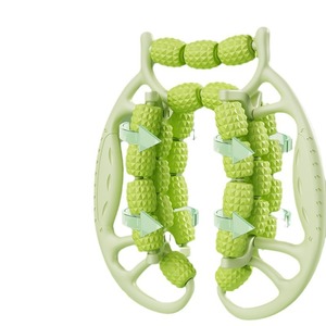 <span class=keywords><strong>NJJ</strong></span> OEM Masajeador de Piernas con Rodillos de 29 Ruedas, Dispositivo de Belleza para Relajación Muscular de Pantorrillas, Rueda de Yoga con Abrazadera para Adelgazamiento, Palos y Bolas de Masaje - Product Image 1
