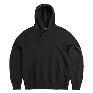 Customized Design Loose <b>Pullover</b> Hoodies <b>Men</b> Premium Long Sleeve 100% Cotton Comfortable Fit Hooded Top High Quality - Product Image 2