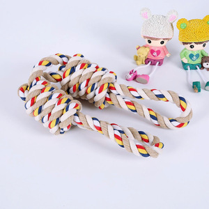 Jouet pour chien en corde, 60cm, 550g, anneau de traction en coton tressé durable pour grands chiens, jouet amusant à mâcher pour animaux de compagnie - Product Image 2