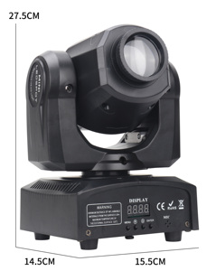 Đảng Disco DJ ánh sáng sân khấu mini chùm gobo chiếu 30W Led Mini <span class=keywords><strong>Sharpy</strong></span> ánh sáng tại chỗ di chuyển đầu DJ đèn - Product Image 4