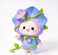 Figurine de collection OEM personnalisée en PVC et ABS, série Blind Box, personnage mignon Morning Glory, jouet artistique en vinyle, création sur mesure en usine