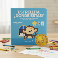 Audio et son pour enfants Espagnol Musical Apprentissage précoce Livre à couverture rigide Livre sonore pour bébé avec boutons interactifs