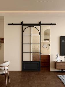 Premium Aluminum French <strong>Barn</strong> <strong>Sliding</strong> <strong>Doors</strong> for Hotel Restaurant Villa Kitchen Bathroom-Water Resistant Commercial Interior <strong>Doors</strong> - Product Image 2