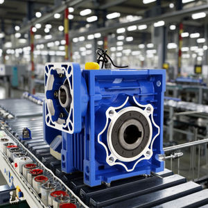 NEMA17 OEM Otomasyon Ekipmanları Sonsuz Dişli Kutusu Kendinden Kilitli NMRV Şanzıman Flanş Montajlı İçi Boş Mil 5:1~100:1 Oranı - Product Image 3
