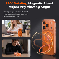 AUREXIONICS Clear Case untuk iPhone 17 Pro Max dengan Perlindungan Kamera
