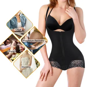 One Piece Sexy Body Shaping Clothes Tight Abdomen Bust Hip Lift Lace Edge