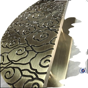 RB-4119 Mô Hình Đám Mây May Mắn Thiết Kế Phong Cách Cổ Rắn Nhôm Bán Vòng Tròn Tay Nắm Cửa - Product Image 1