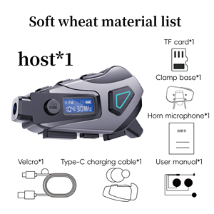 K10 xe máy Mũ bảo hiểm tai nghe loa với LCD Màn hình hiển thị máy ảnh hỗ trợ <span class=keywords><strong>Wifi</strong></span> Hotspot DV ghi âm/nhiếp ảnh FM Đài phát thanh - Product Image 6