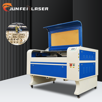 JUNFEI 2-in-1 CO2 CNC Laser Snij- en Graveermachine 40W/60W/80W voor Hout, Steen, Acryl & Kunststof - Watergekoeld