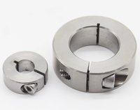 Colliers de blocage d'arbre en acier inoxydable usinés CNC sur mesure LeGood, ID 30mm, OD 54mm, hauteur 15mm avec vis à tête hexagonale