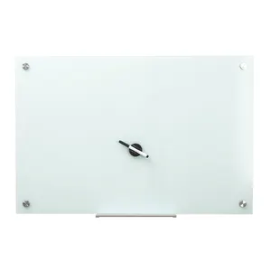 2023 Magnetic Glass board Office Wall for Writing Notice board with Marker