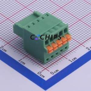 KF2EDGKD-2.5-5P Plug-in Terminal Block P=2.5mm Connector ( Connector Type: Plug )( Construction: 1x5P )( Pitch: 2.5mm ) - Product Image 2