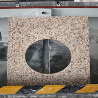 Scie à pont 5 axes RBB HQ-3220D, machine de découpe de pierre haute précision, machine de polissage de pierre, moteur 15KW, marbre, granit, 380V, 55MM