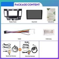 Pour Mitsubishi Lancer 2006-2018, autoradio Android 10 pouces, double DIN, Octa-Core, Quad, GPS, navigation
