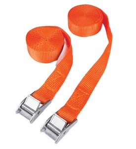Correas de Amarre de Alta Resistencia con Hebilla de Leva de 1 Pulgada: Cintas de Poliéster Reutilizables de 25 mm para Sujeción de Carga con Bucle Suave Bloqueable y Resistencia Superior a la Rotura - Product Image 1