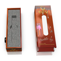Scatola di Cartone di Lusso Personalizzabile con Cassetto, Goffratura e Laminazione Opaca, Confezione Scorrevole 0.5ml-2ml con Fodera in Spugna