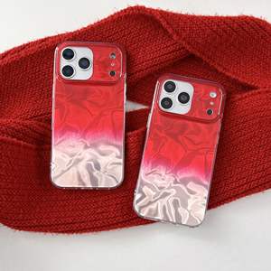 Coque pour iPhone 17 Pro Max, design professionnel, dégradé rouge, effet vague d'eau, protection intégrale IMD, protection antichoc 360° - Product Image 2