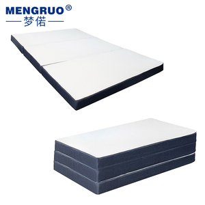 Colchón Plegable Doble <span class=keywords><strong>de</strong></span> Espuma Viscoelástica Comprimida OEM/DOM para Dormitorio <span class=keywords><strong>de</strong></span> Estudiantes, Apartamento, Portátil - Product Image 1