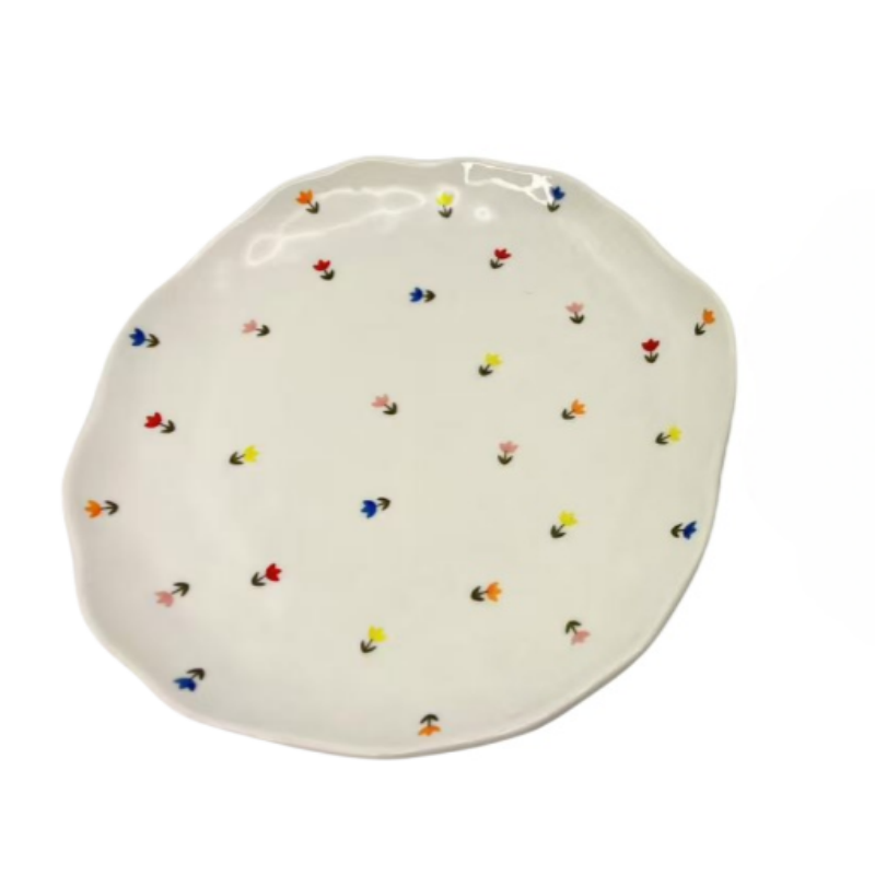 White plate