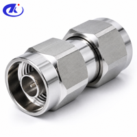 Adaptador RF N Macho a N Macho, Conector Recto para Antena de Estación Base, Pruebas de RF de Alta Potencia y Enlace de Comunicación Exterior