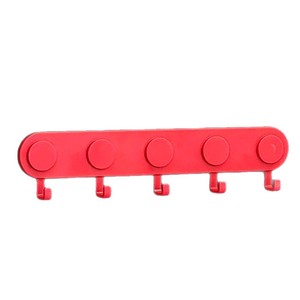 Magnetic Building Block Hooks For Door Wall Storage Organizer Plastic Removable Single Tier Rectangle Hook Type - Product Image 3