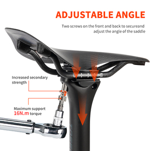 TOSEEK Vente en gros usine Tiges <span class=keywords><strong>de</strong></span> <span class=keywords><strong>selle</strong></span> en fibre <span class=keywords><strong>de</strong></span> <span class=keywords><strong>carbone</strong></span> 27.2/30.8/31.6mm pour vélos <span class=keywords><strong>de</strong></span> route/<span class=keywords><strong>VTT</strong></span> 350/400mm Recul 0mm Conception aérodynamique légère OEM - Product Image 6