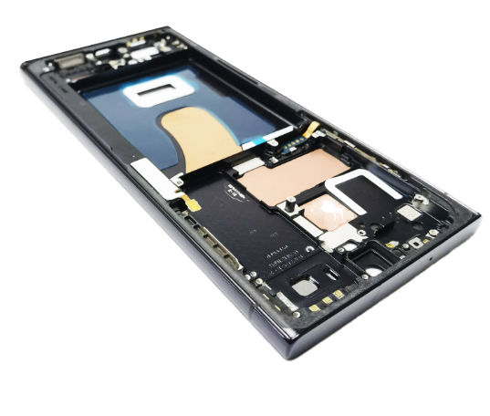Middle Frame Bezel Cover Housing for S23 Ultra S918 US EU Aluminum Alloy