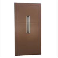 Pièces de rechange semi-automatiques pour ascenseur manuel à porte battante en acier inoxydable 304 peint, pour appartement résidentiel moderne