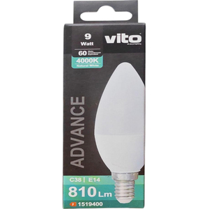 หลอดไฟ LED C38 9W E14 810lm แสงธรรมชาติ 4000K - Product Image 2