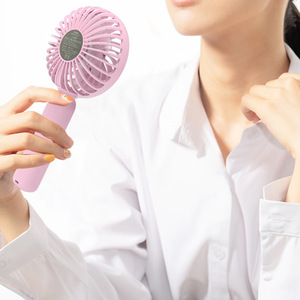 Mini Handheld Fan With Base USB Rechargeable Portable Desk Fan DC Motor Hands-Free Operation Local Use - Product Image 3