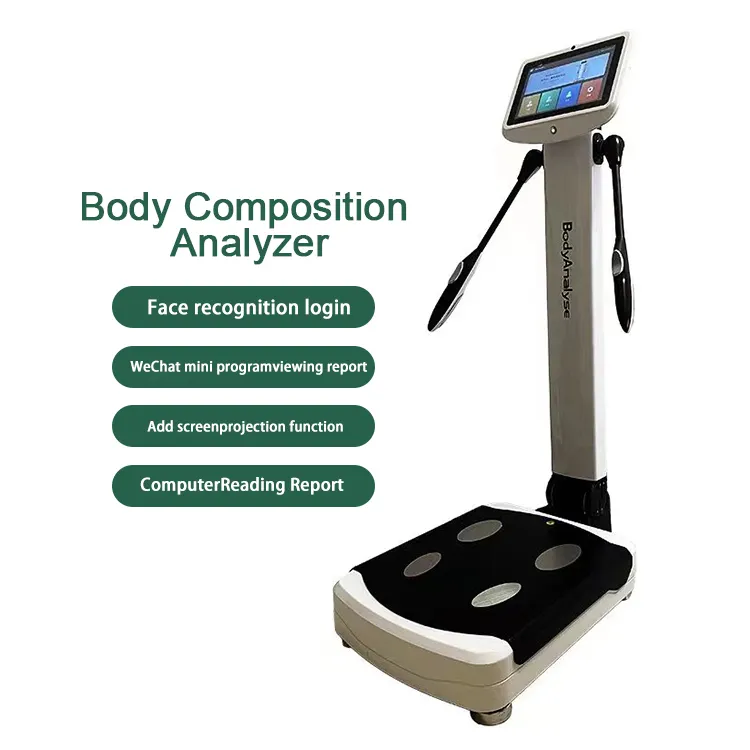Analizzatore portatile della composizione analizzatore della composizione del corpo della macchina intelligente della scala di tocco della mano analizzatore della composizione del corpo umano