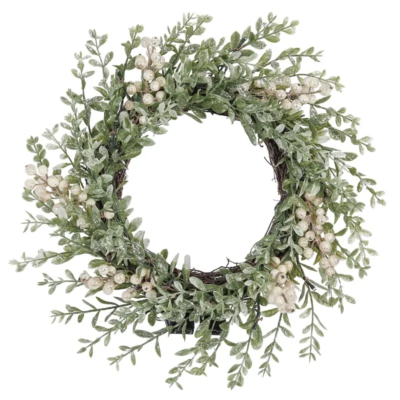 EAGLEGIFTS Home Sign Seasonal Wreath Olive Berry Door Decorations Indoor Christmas Wreaths