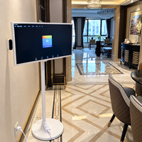 Layar Sentuh Pintar Tipe Lantai untuk Photo Booth, Monitor LCD Komersial untuk Hotel, Restoran, Kantor.