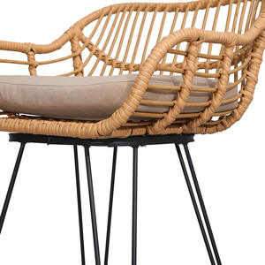 <span class=keywords><strong>Bar</strong></span> al aire libre Silla de ratán <span class=keywords><strong>bar</strong></span> Casual Net Celebrity Taburete alto Café <span class=keywords><strong>Restaurante</strong></span> Silla de ratán al por mayor - Product Image 2