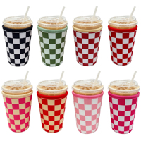 Manchon à café en néoprène personnalisé, manchon pour boisson, manchon isotherme pour café glacé, avec logo personnalisé, pour mariage, housse de tasse, support de tasse, Coozy personnalisé