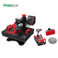 Presse à chaud Freesub 5 en 1, machine à sublimation pour tasses, presse à chaud pour t-shirts, machines à presser à chaud pour chapeaux/casquettes P8100-5