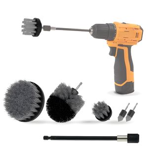 LIJIE vendita diretta 6 pezzi elettrico per trapano spazzola Set grande sconto spazzole per <span class=keywords><strong>autolavaggio</strong></span> prodotto da esperti di pulizia auto - Product Image 1