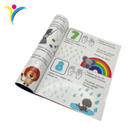 Libros de Texto para Estudiantes de Primaria de Rusia, Papel de Arte, Impresión Offset, Laminación Brillante, Encuadernación con Grapas, Libro para Niños