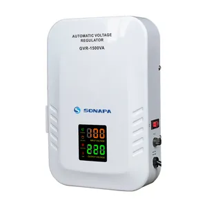 220V Dinding Ultra Tipis Rumah SVC 1500VA Automatic Voltage Stabilizer Regulator